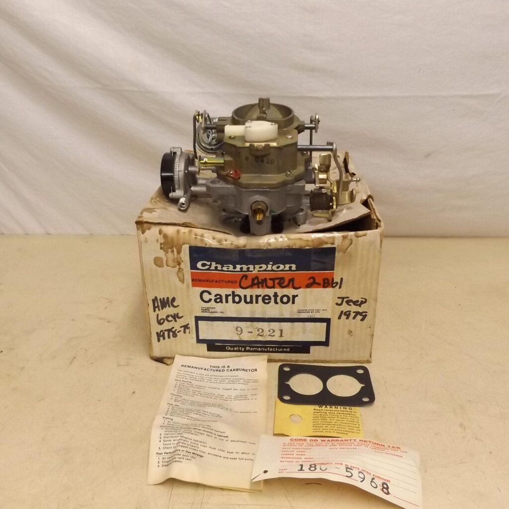 Carburetor Carter Amc Jeep Bbd Bbl Cylinder