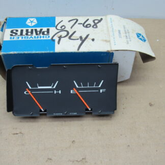 Fuel / Temperature Gauge# 2771080 - C - Body - Plymouth - Fury - 1967-68 - NOS - SHIPS FREE TO LOWER 48