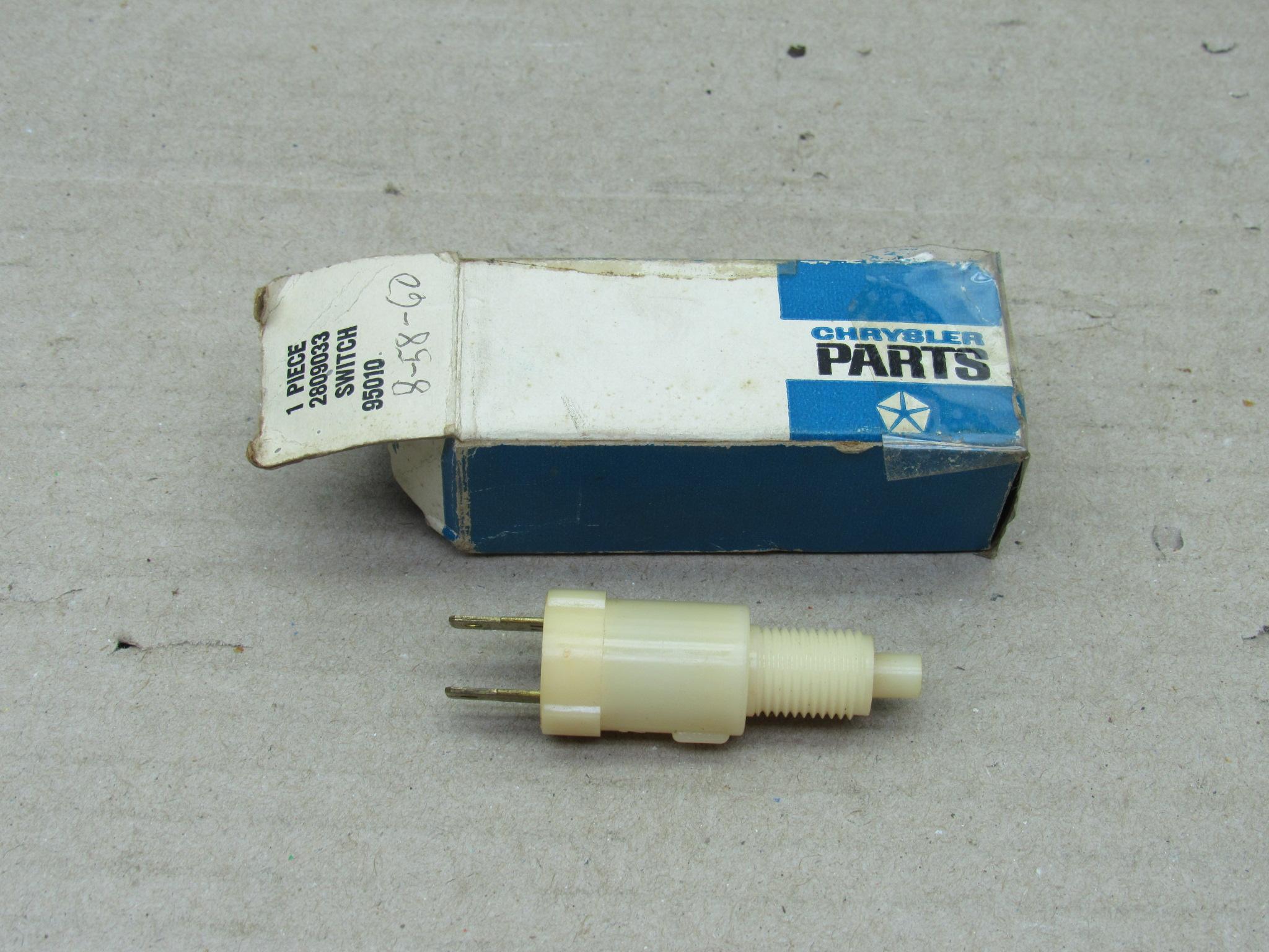 Stop Lamp Switch Heavy Duty A B C E F M R Body 1967 85 Nos Ships Free To Lower 48 Blue Star Performance