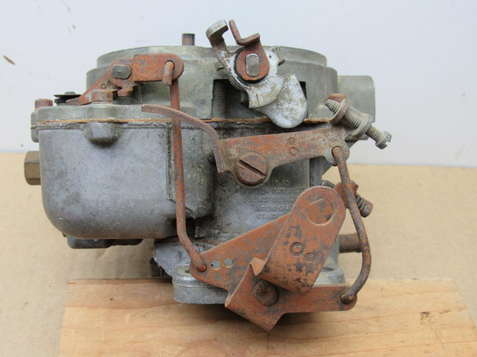 Carburetor Carter BBD# 3475S - 2 bbl - B - C - Body - 361-383 - 1963 ...