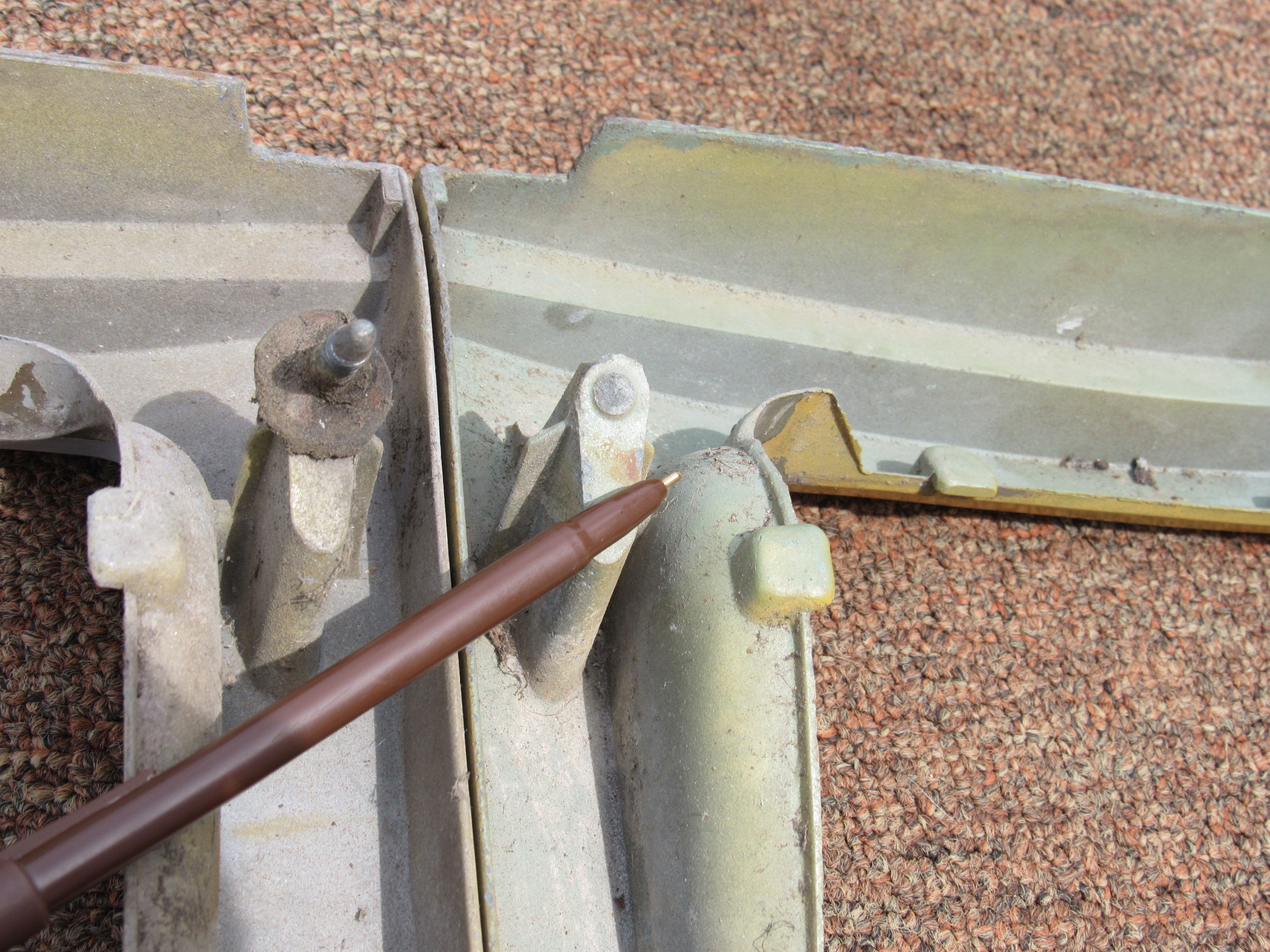 Outside Quarter Panel Extension# 2900902 / 2900903 - Pair - Plymouth - B - Body - 1969 - USED - SHIPS FREE TO LOWER 48 - Image 3