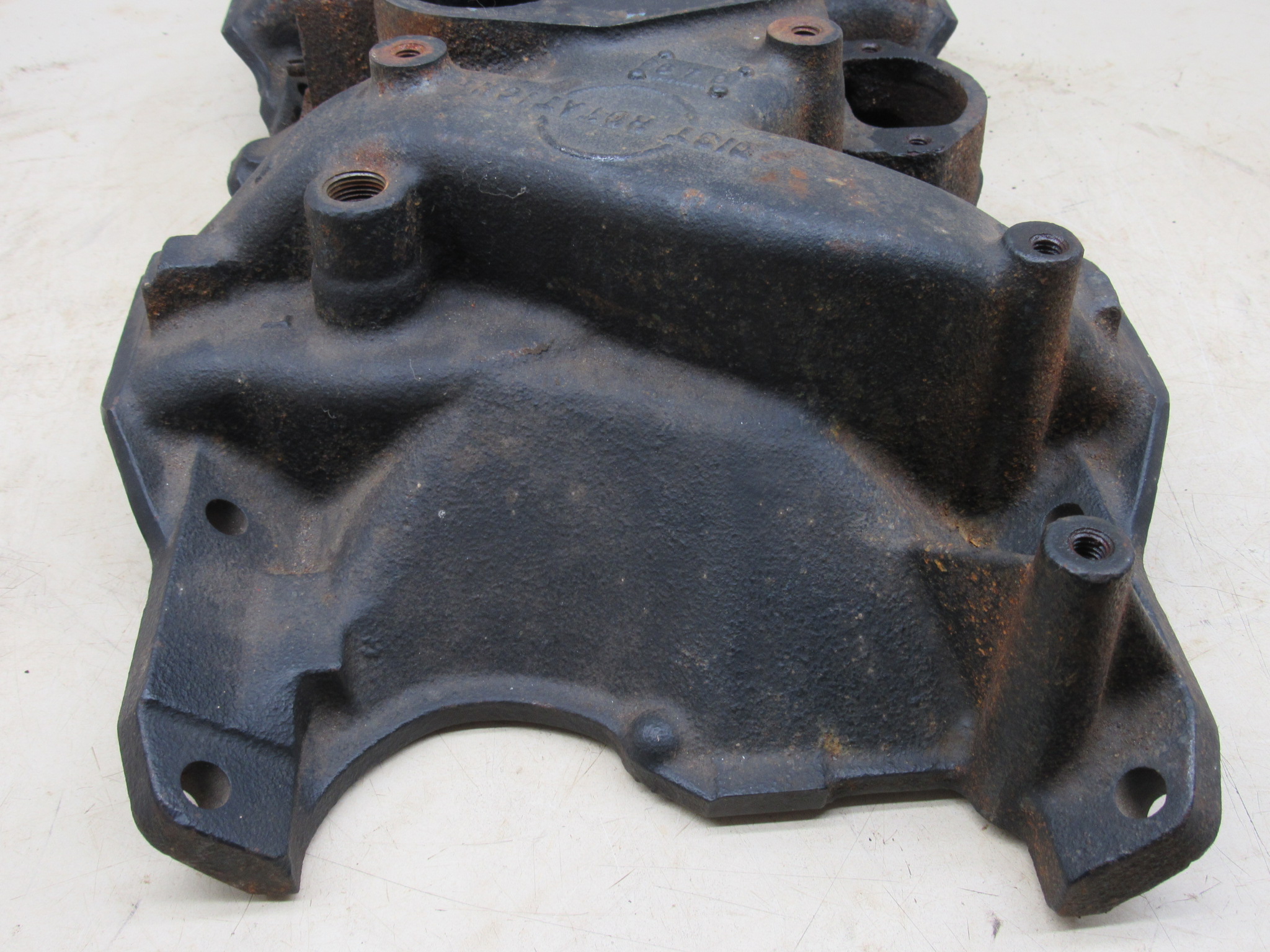 Intake Manifold - Casting# 3512100 - Date 8-7-70 - A - B - E - Body - 340 4 BBL - 1971 - USED - SHIPS FREE TO LOWER 48 - Image 10