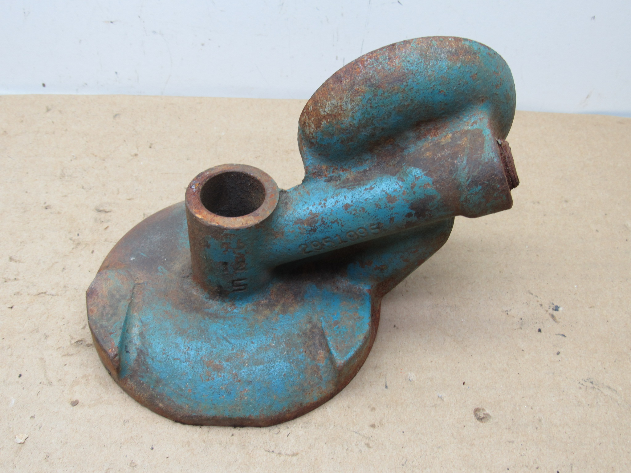 Oil Filter Base Adapter# 2951996 - Date 4-16-70 - Small Block - V8 - 1969-72 - USED - SHIPS FREE TO LOWER 48 - Image 2