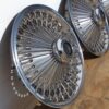 Wire Wheel Cover# 3461467 - Set of 4 - 14" - A - B - F - Body - 1972-78 - NOS - SHIPS FREE TO LOWER 48 - Image 5
