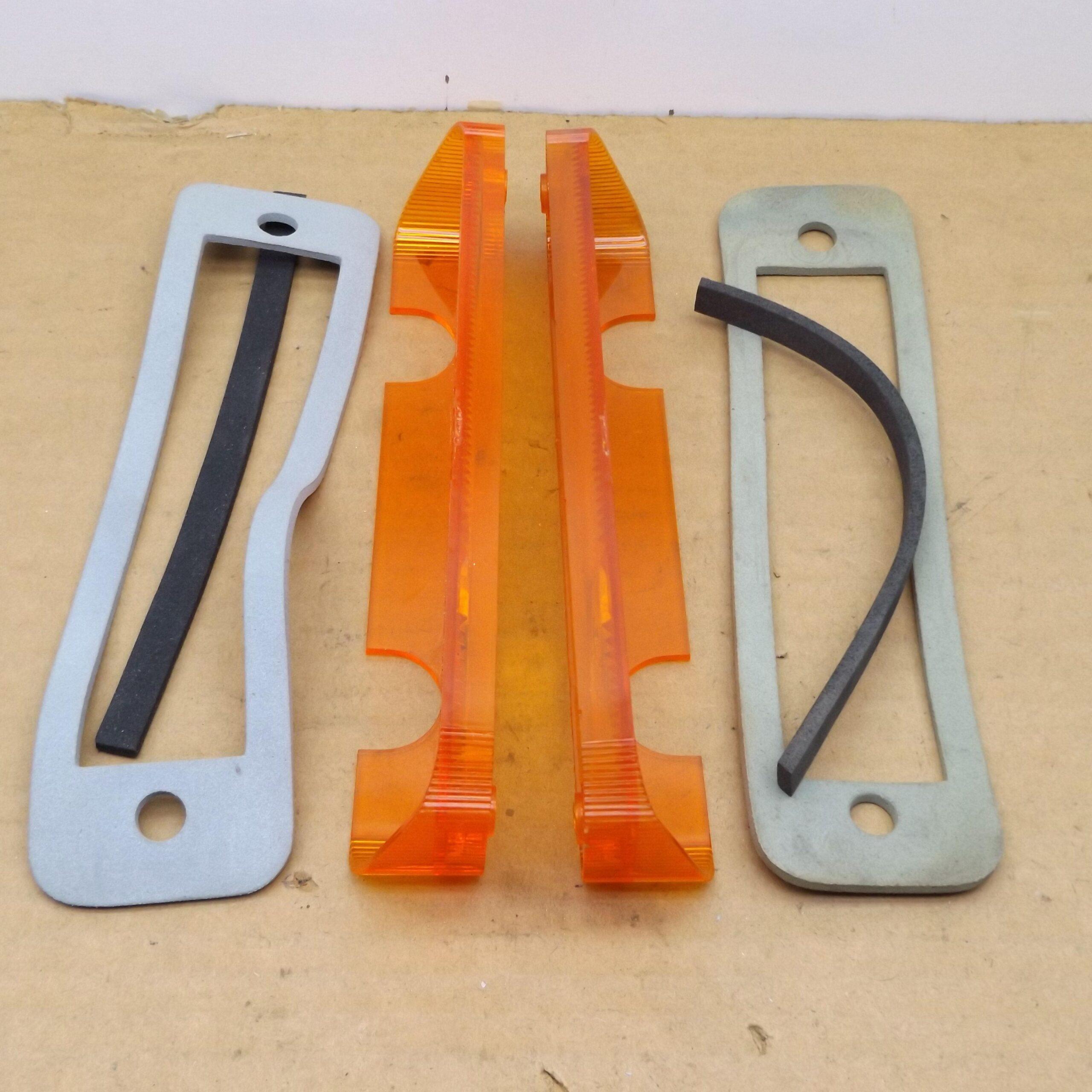 Park Lamp lens and Gasket Pkg# 2495506 / 2495507 - Pair - B - Body - Plymouth - 1964 - NOS - SHIPS FREE TO LOWER 48 - Image 7