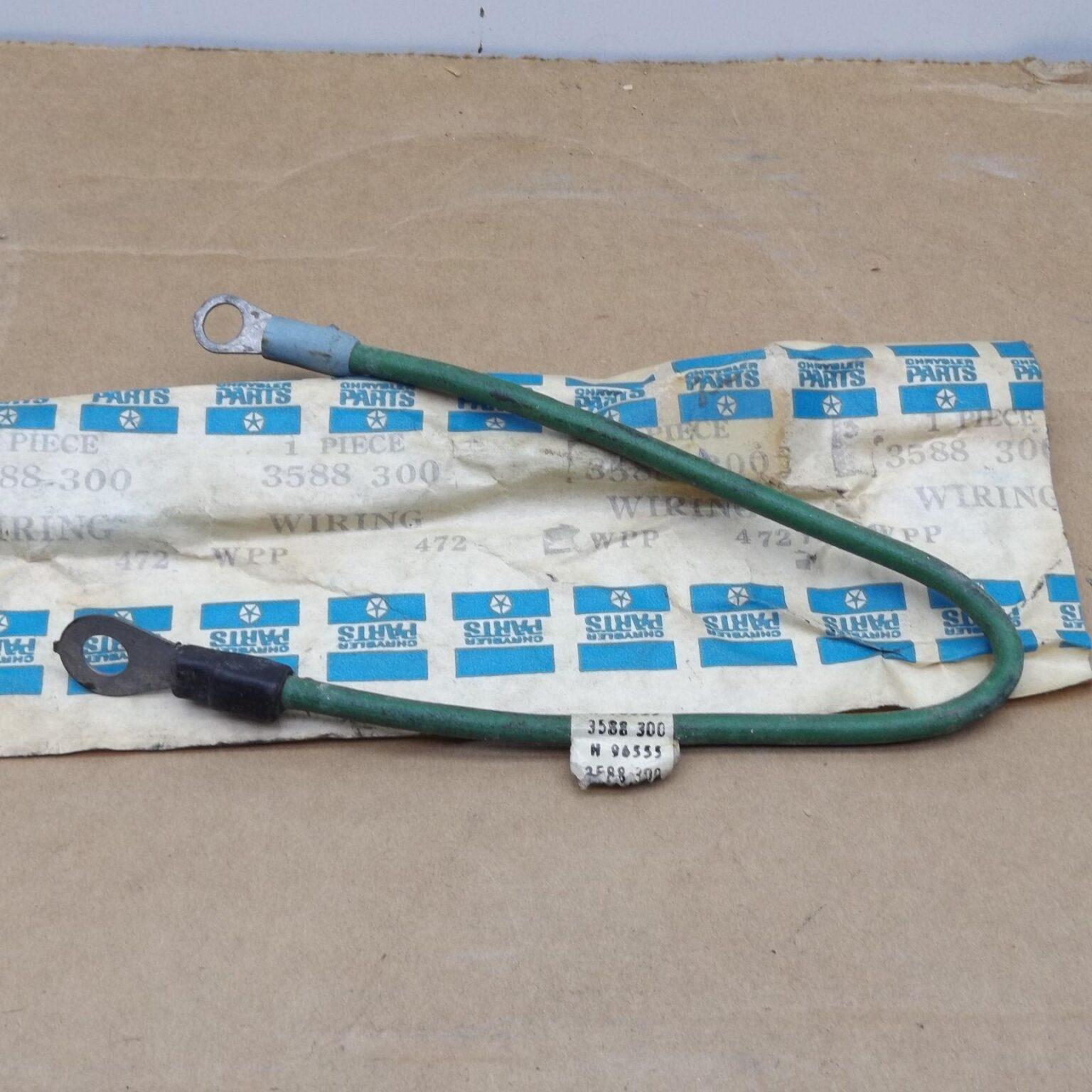 Fusible Link Starter Relay to Battery Cable 3588300 B C Body