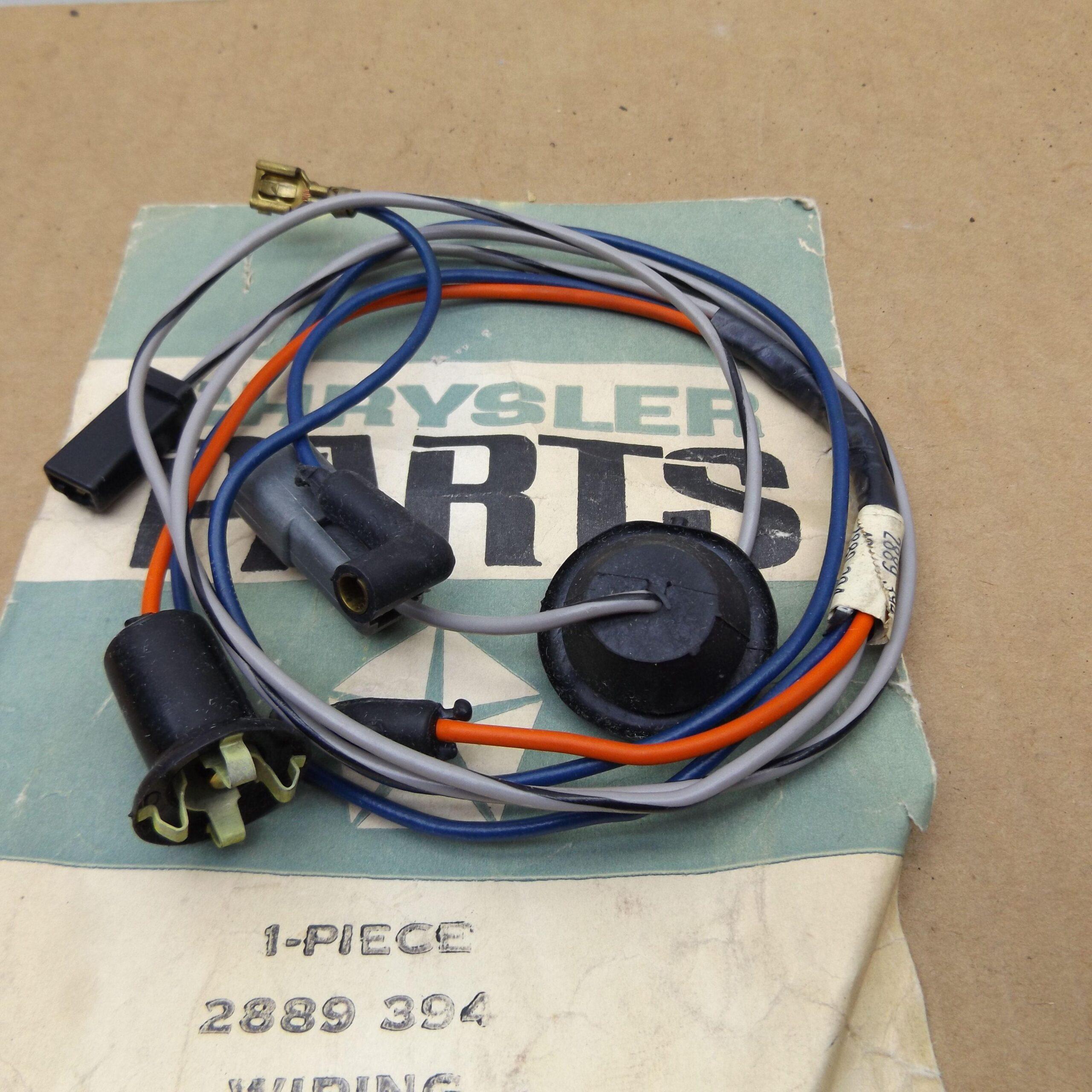 Tachometer Wiring Harness# 2889394 - W/O Ralley Gauges - B - Body