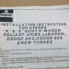 Stereo Speaker Pkg# 4293950 - K - E - L - Body - Wagon - 1982-89 - NOS - SHIPS FREE TO LOWER 48 - Image 12