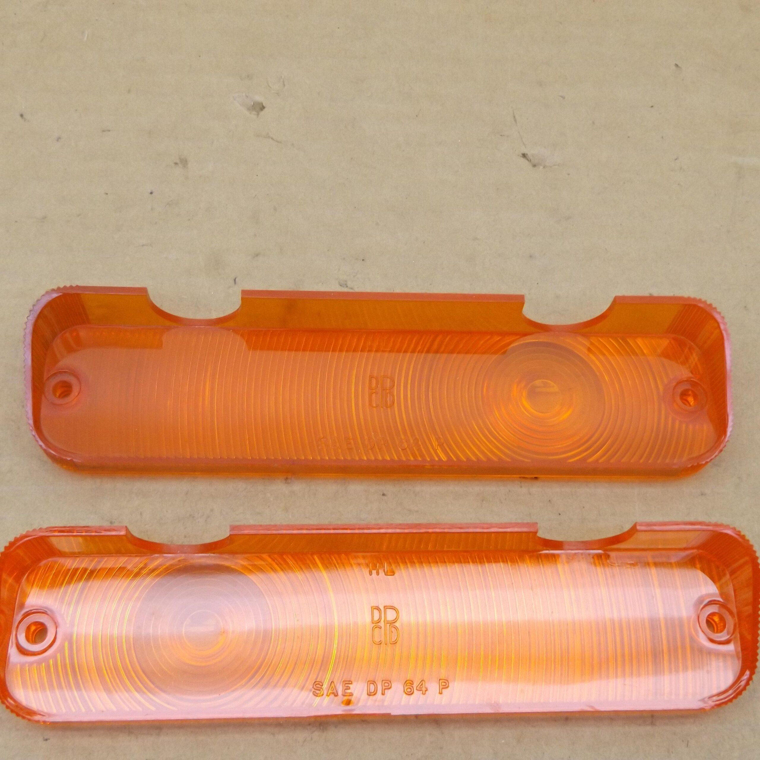 Park Lamp lens and Gasket Pkg# 2495506 / 2495507 - Pair - B - Body - Plymouth - 1964 - NOS - SHIPS FREE TO LOWER 48 - Image 4