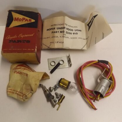 Under Hood Lamp Pkg# 2258910 - A - B - C - Body - 1962 - NOS