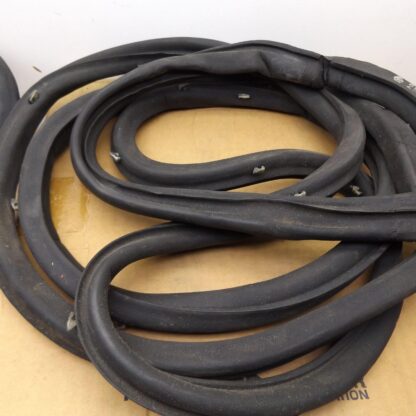 Weatherstrip on Rear Door# 2893802 / 2893803 - Pair - C - Body - Chrysler & Imperial - 4 Door Sedan - 1969-70 - NOS - SHIPS FREE TO LOWER 48 - Image 3