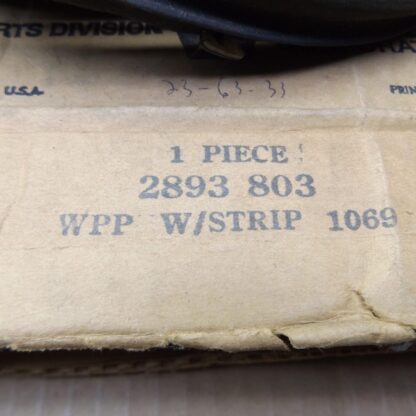 Weatherstrip on Rear Door# 2893802 / 2893803 - Pair - C - Body - Chrysler & Imperial - 4 Door Sedan - 1969-70 - NOS - SHIPS FREE TO LOWER 48 - Image 2