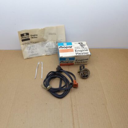 Engine Block Heater# 3780741 - Dodge - Plymouth - Chrysler - Car - Truck - 6 & 8 Cylinder - 1964-2003 - NOS