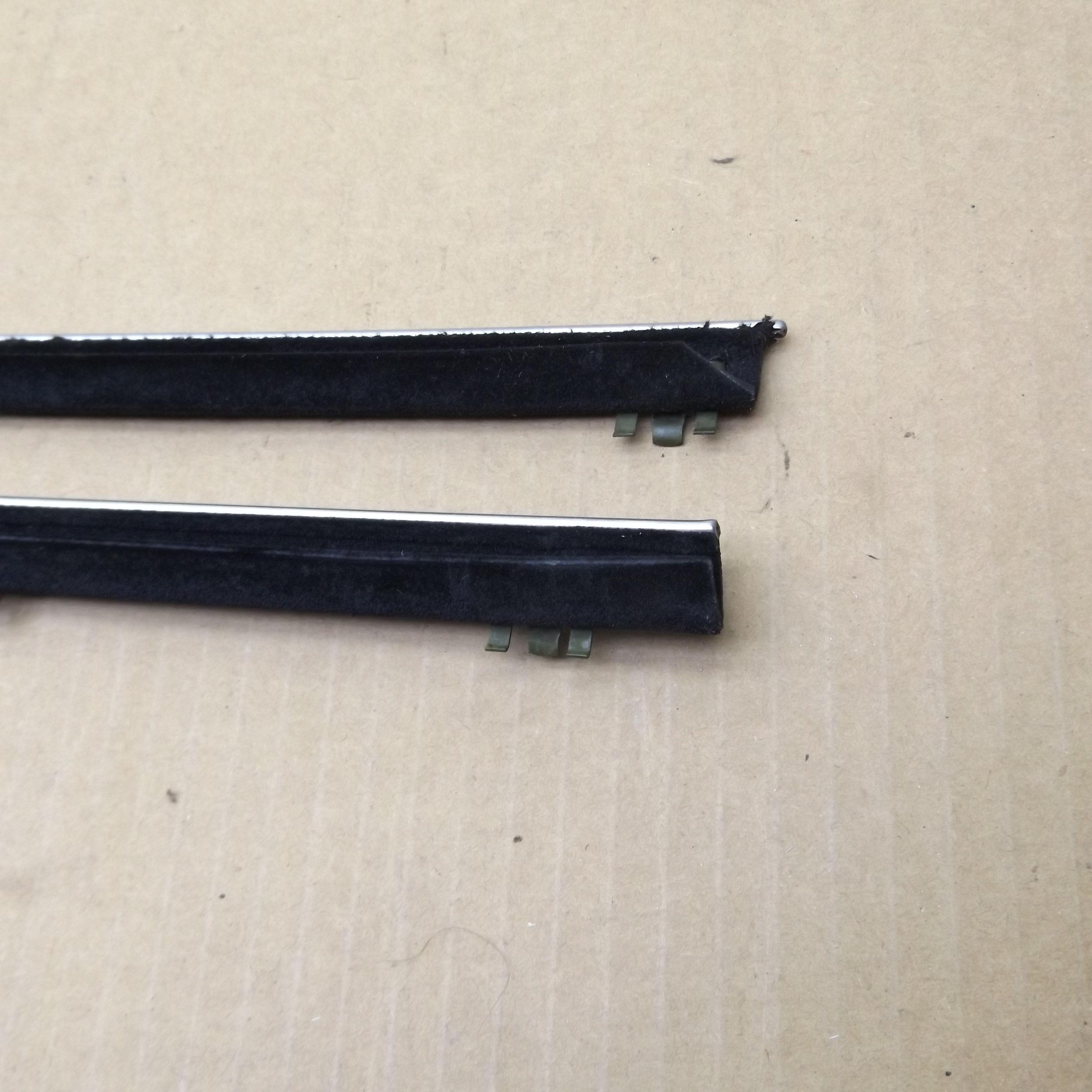 Front Door Outer Window Belt Weatherstrip# 2860046 / 2860047 - Pair - B ...