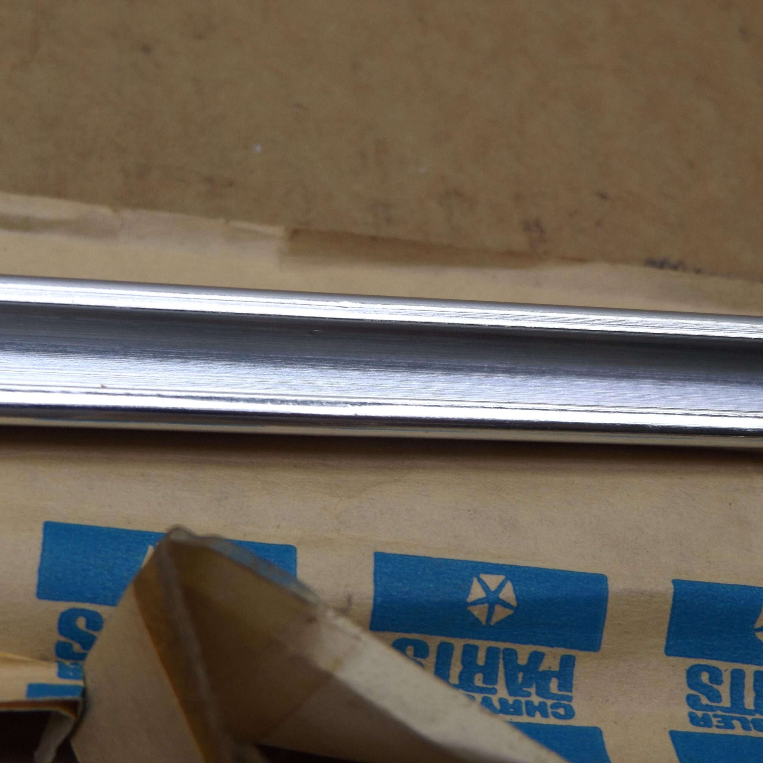 Radiator Grille Moulding# 2898298 - Plymouth - Sport Satellite - GTX - 1969 - NOS - SHIPS FREE TO LOWER 48 - Image 9