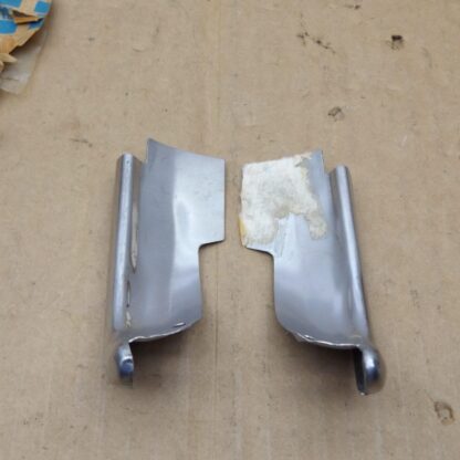 Roof Side Drain Trough Moulding End Pkg# 2932536 / 2932537 - Pair - B - Body - Plymouth - 2 Door - 1968-70 - NOS - SHIPS FREE TO LOWER 48 - Image 4