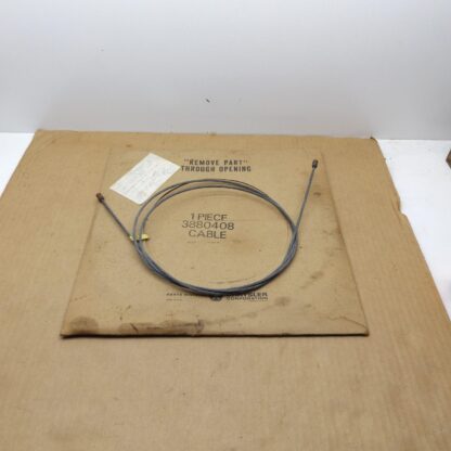 Intermediate Parking Brake Cable# 3880408 - Dodge - Plymouth - Chrysler - 1983 - NOS - SHIPS FREE TO LOWER 48