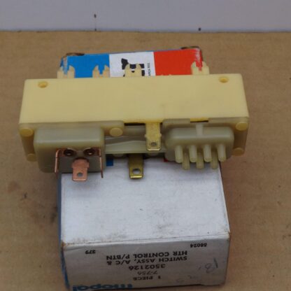 A/C and Heater Push Button Switch# 3502126 - C - Body - 1972-73 - NOS - SHIPS FREE TO LOWER 48 - Image 2