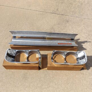 Radiator Grille / Head Lamp Bezel Pkg# 3442409 / 3573852 / 3573853 - C - Body - Plymouth - 1971 - NOS - SHIPS FREE TO LOWER 48