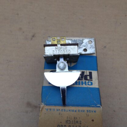 Heater - A/C - Blower Switch# 2770360 - A - Body - 1967 & Dodge Truck - 1969-71 - NOS - SHIPS FREE TO LOWER 48 - Image 3