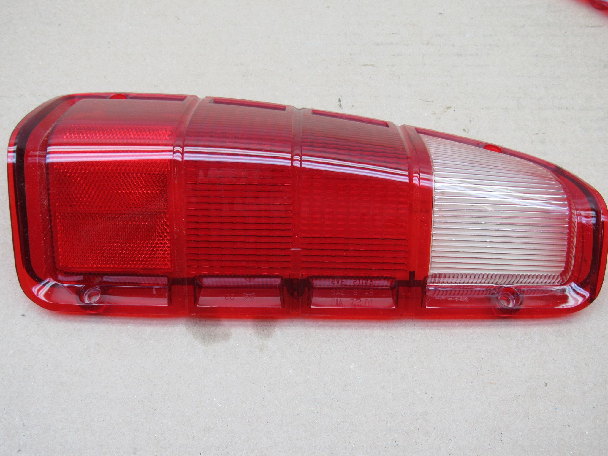 Tail and Back Up Lamp Lens Pkg# 3744276 / 3744277 - Dodge / Plymouth Truck  - 100-300 - 1972-80 - NOS - SHIPS FREE TO LOWER 48