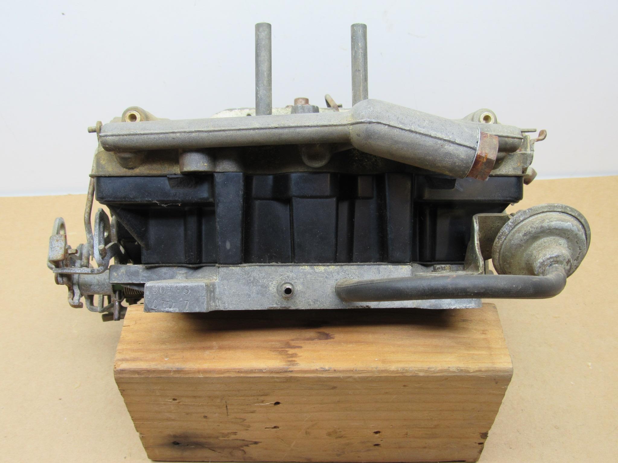 Carburetor - Carter# 9078S - Casting Date 070-7 - C - Body - 4 bbl Thermo Quad - 440 V8 - 1977 - USED - SHIPS FREE TO LOWER 48 - Image 4