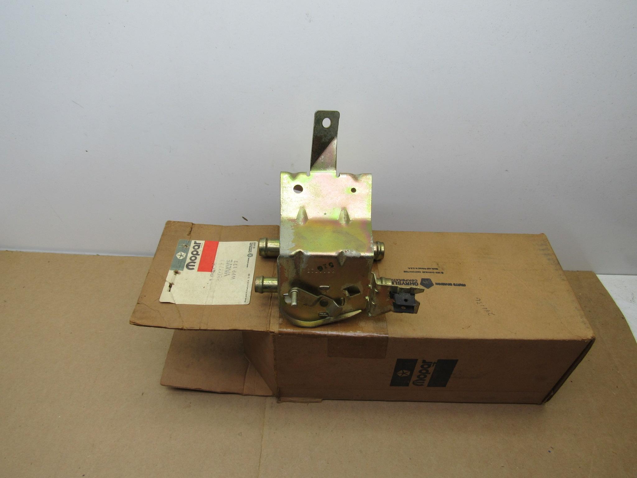 A/C Water Valve# 3502723 - Complete W/Bracket - E - Body - 1973 - NOS - SHIPS FREE TO LOWER 48