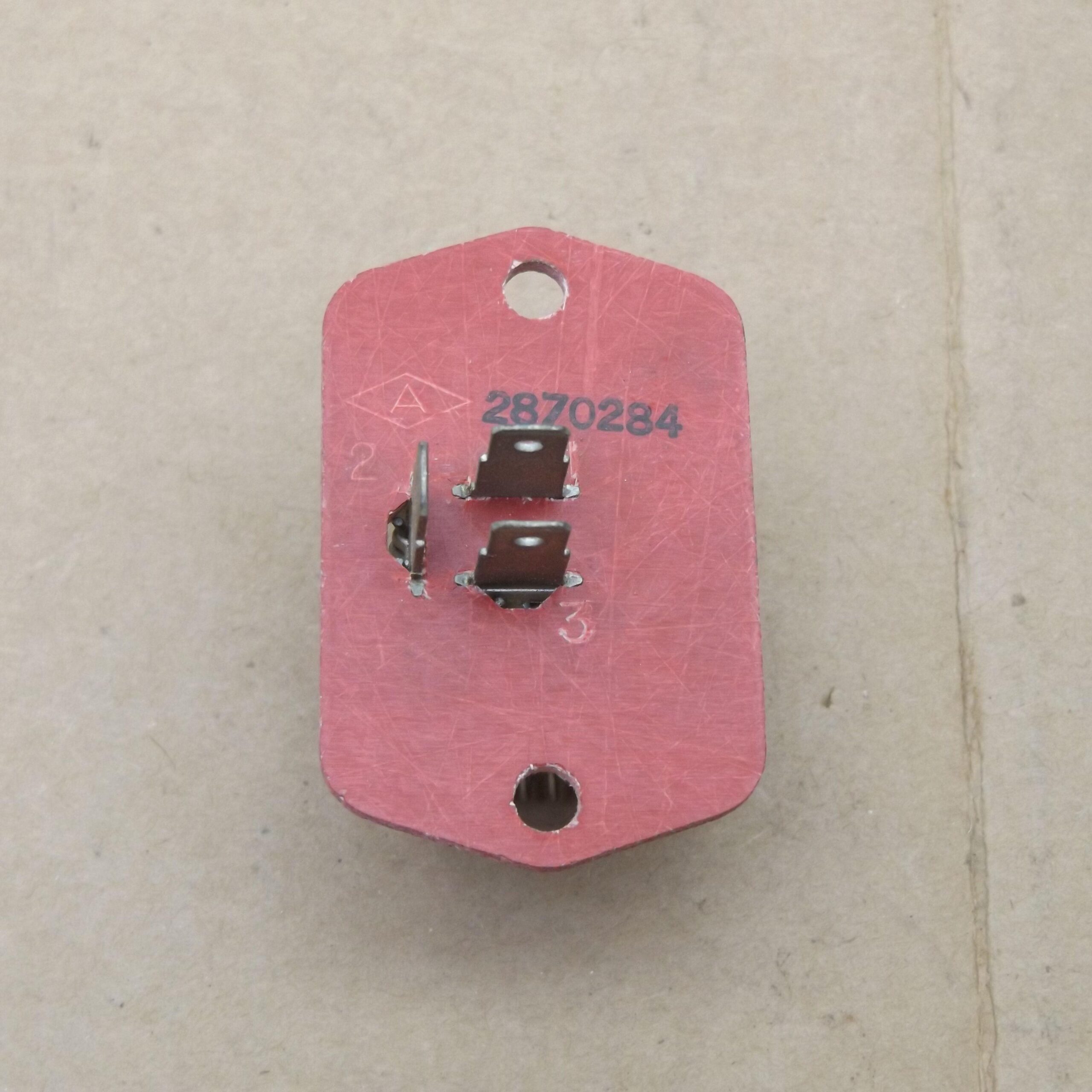 Blower Motor Resistor# 2870284 - A/C - Model - B & D - A - B - C - Body - 1968-69 - NOS - SHIPS FREE TO LOWER 48 - Image 2