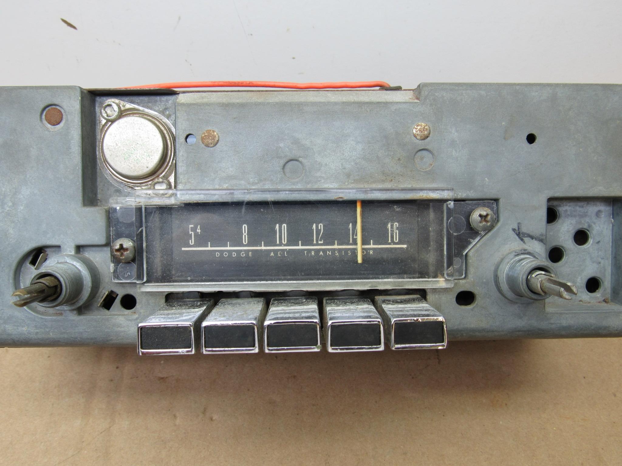 AM Radio# 2580872 - Model 226 - Dodge Coronet - 1965 - USED - SHIPS ...