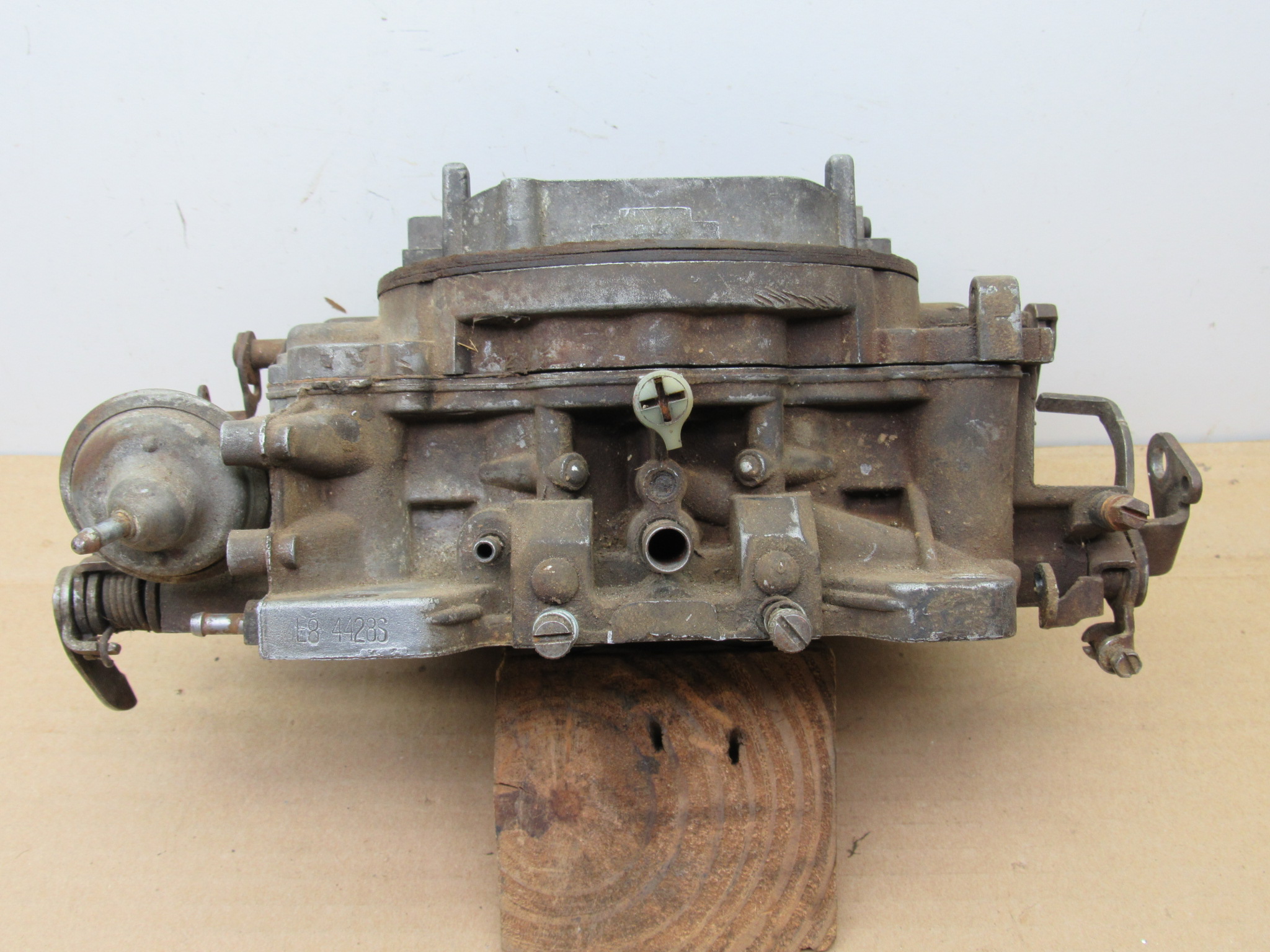 Carburetor - Carter# 4428S - Casting Date - E-8 - AVS - 4 bbl - B - C - Body - 440 HP - Manual - 1968 - USED - SHIPS FREE TO LOWER 48 - Image 9
