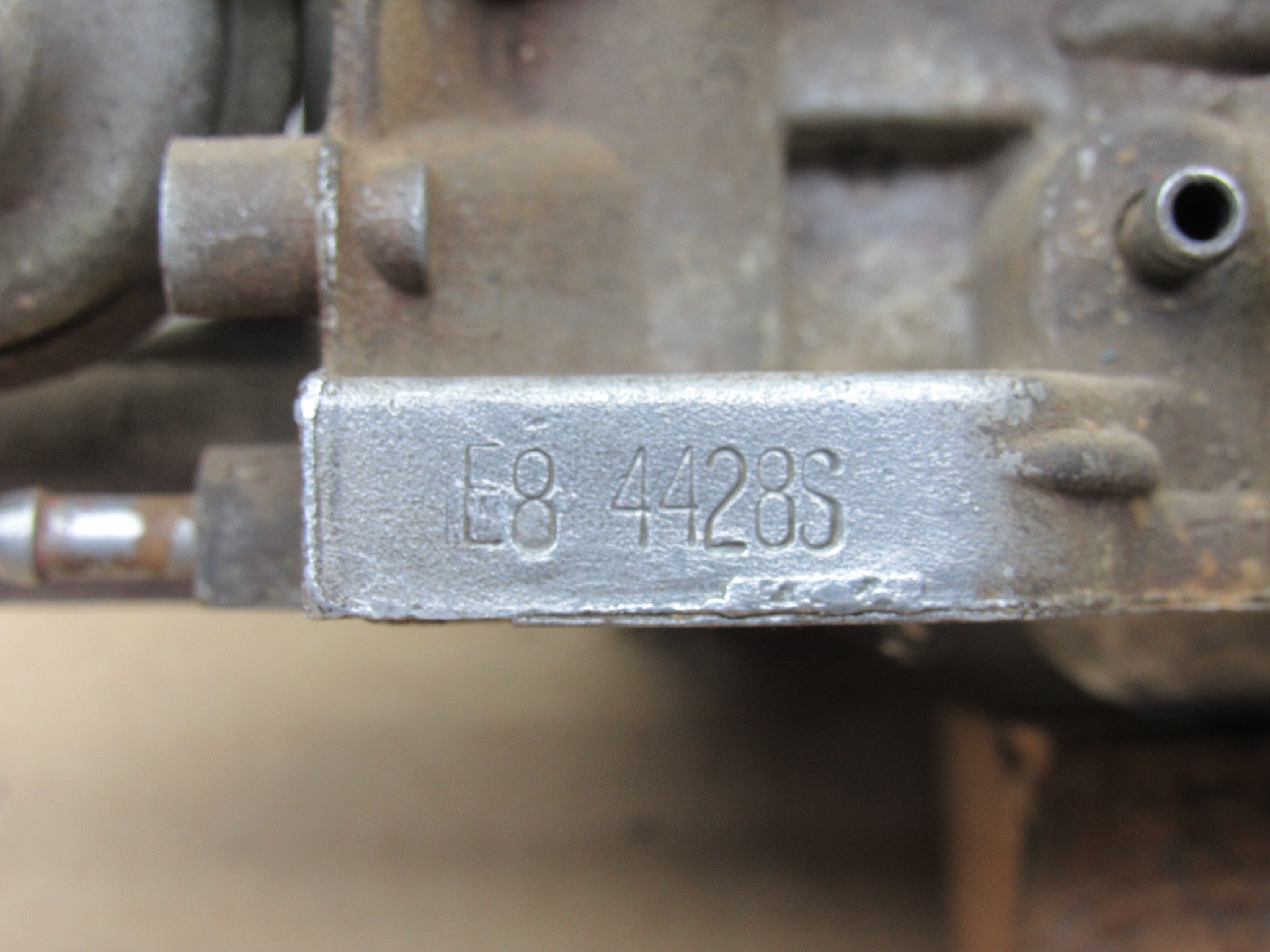 Carburetor - Carter# 4428S - Casting Date - E-8 - AVS - 4 bbl - B - C - Body - 440 HP - Manual - 1968 - USED - SHIPS FREE TO LOWER 48 - Image 8