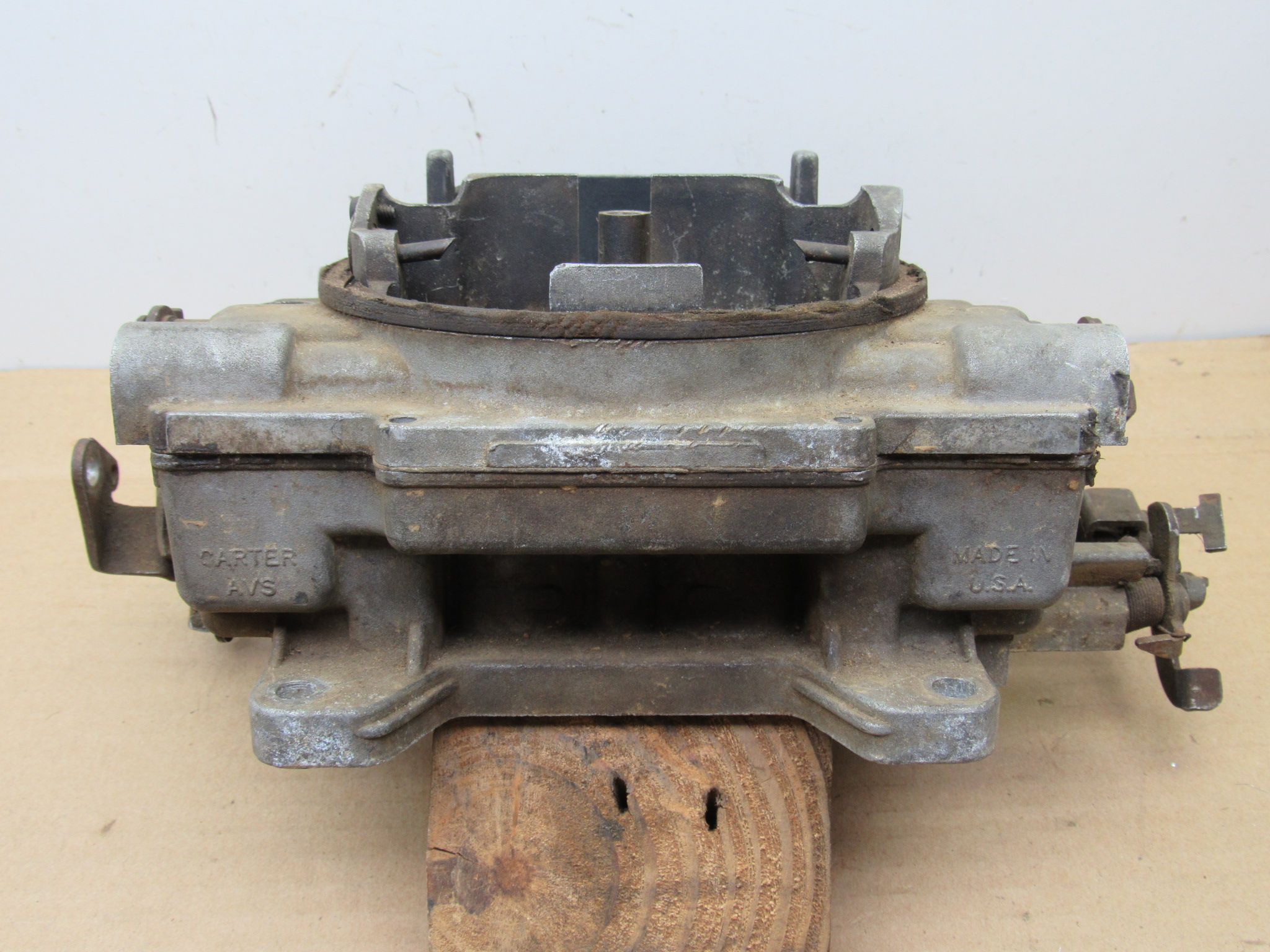 Carburetor - Carter# 4428S - Casting Date - E-8 - AVS - 4 bbl - B - C - Body - 440 HP - Manual - 1968 - USED - SHIPS FREE TO LOWER 48 - Image 6