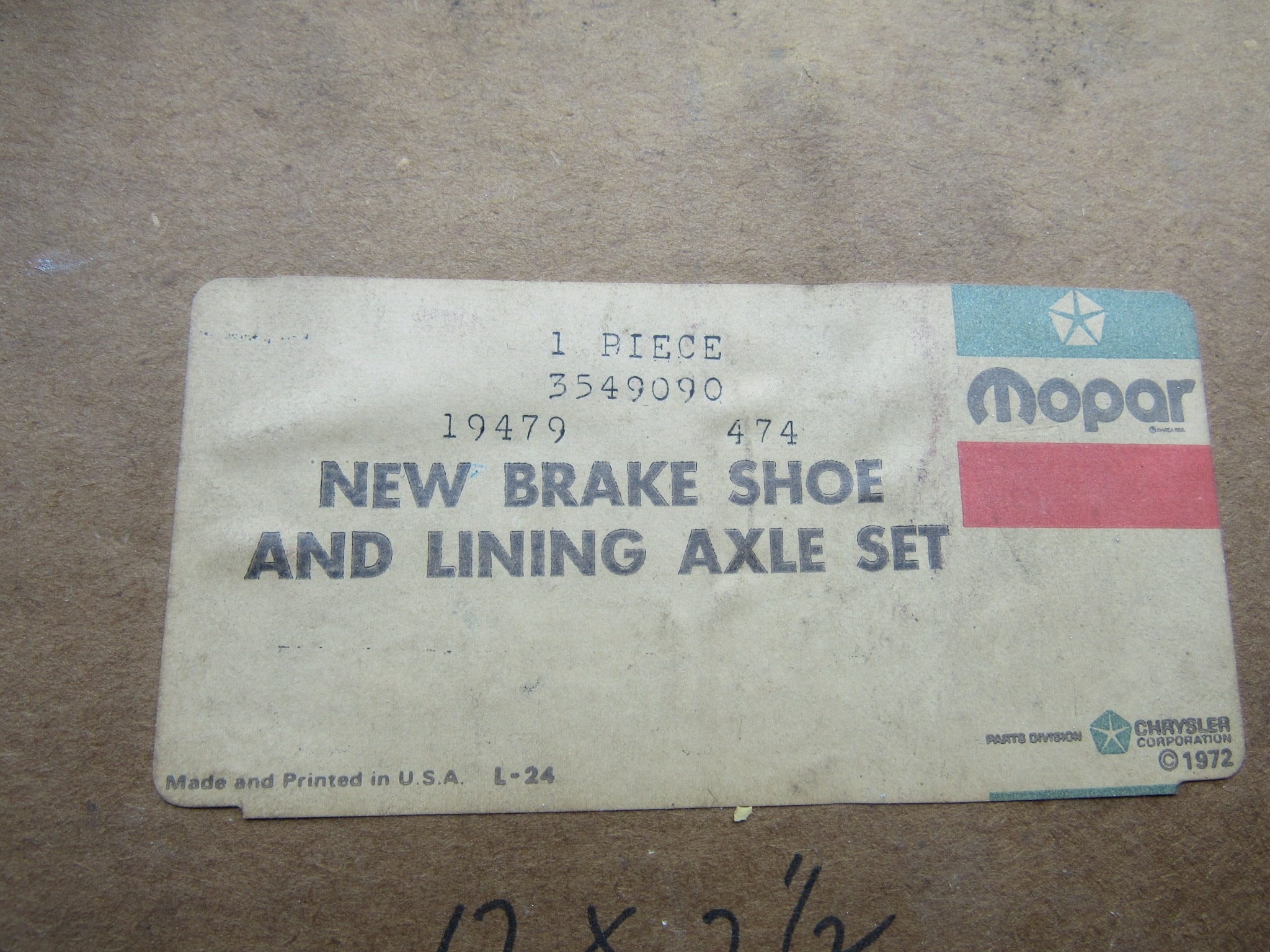 thumbnail image 2 of Detroit Axle Rear Brake Shoe Set For Chrysler, Dodge, Plymouth – Fits Neon, Aries, Omni, Lancer, Scamp & More (2 Shoes + BCBF) 2 of 3