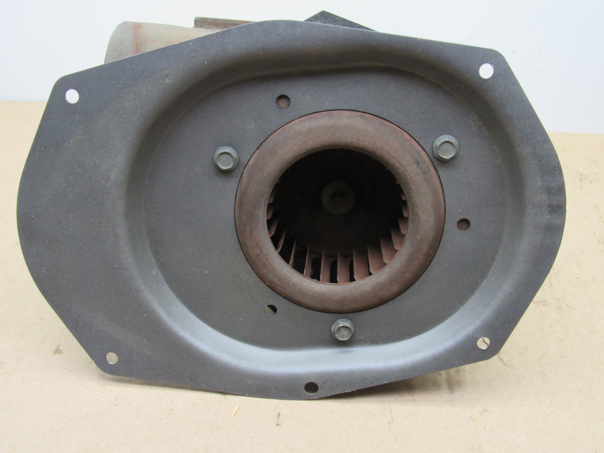 inlet view of motor assembly