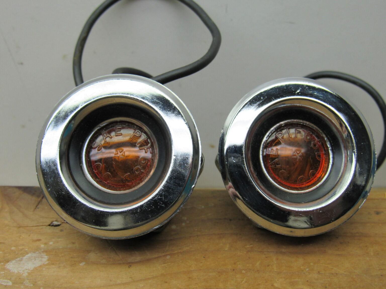 Front Fender Side Marker Lamp2853719 Pair C Body Dodge 1968