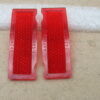 Tail Lamp Reflector Pkg# 2448699 - Pair - Plymouth Valiant - 1964 - NOS - SHIPS FREE TO LOWER 48 - Image 3