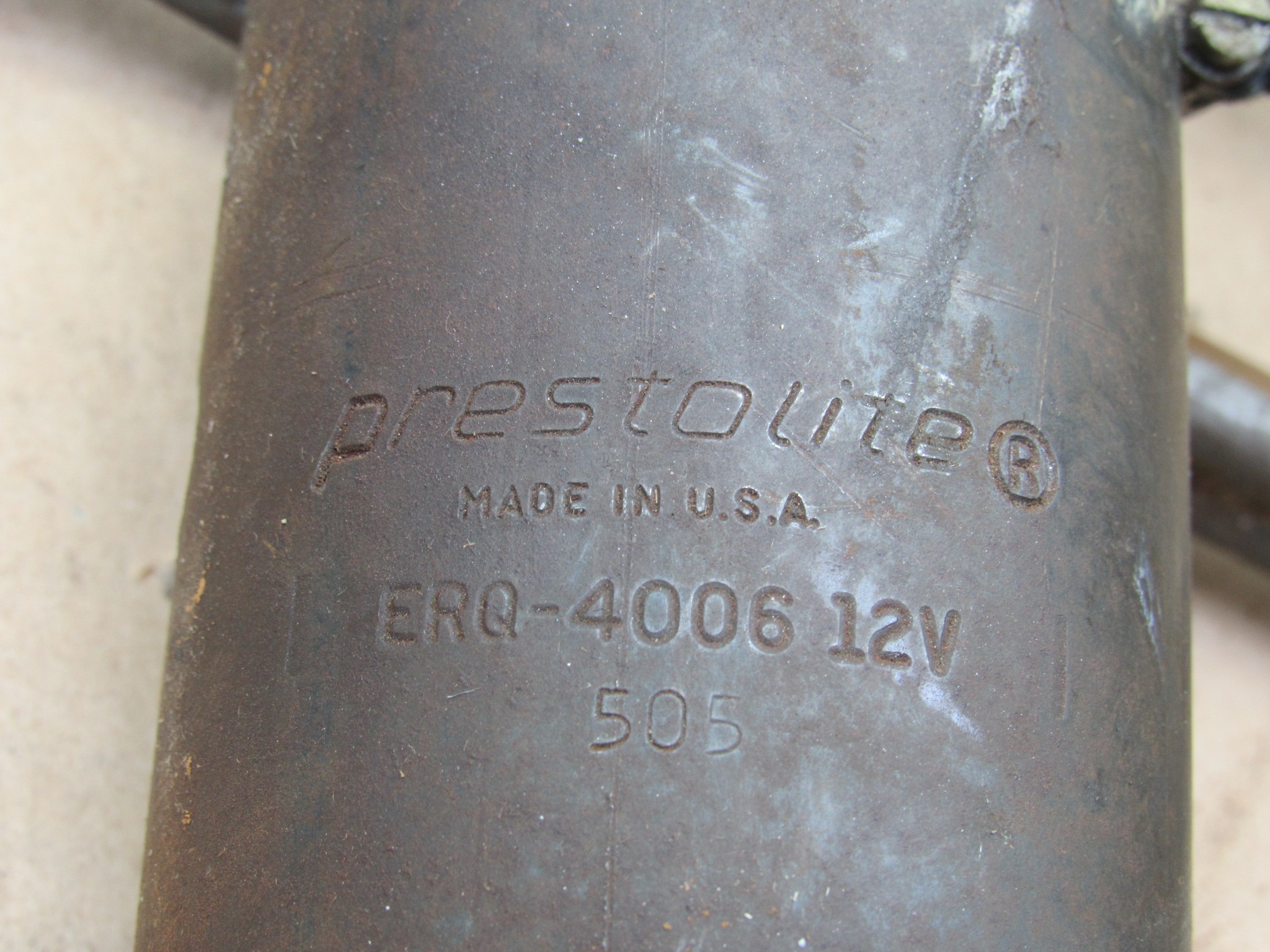 Wiper Motor Pkg# 2525269 - Date 50-5 - Variable Speed - Presto-Lite - A - Body - 1964-66 - USED - SHIPS FREE TO LOWER 48 - Image 9