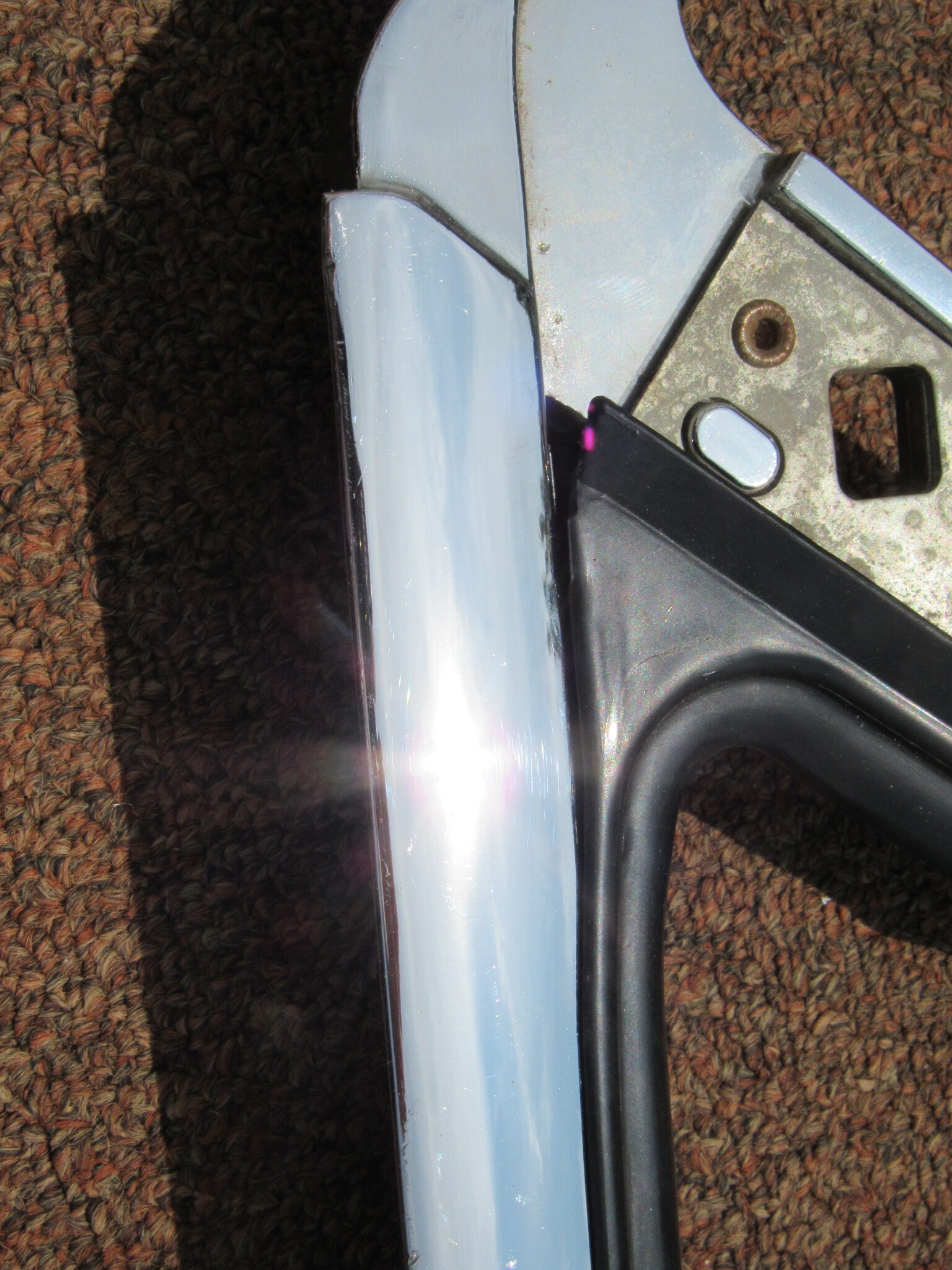 Vent Window Frame and Divisional Channel# 2195695 - RH - Lancer - Valiant 2 Door - 1961-62 - NOS - SHIPS FREE TO LOWER 48 - Image 5