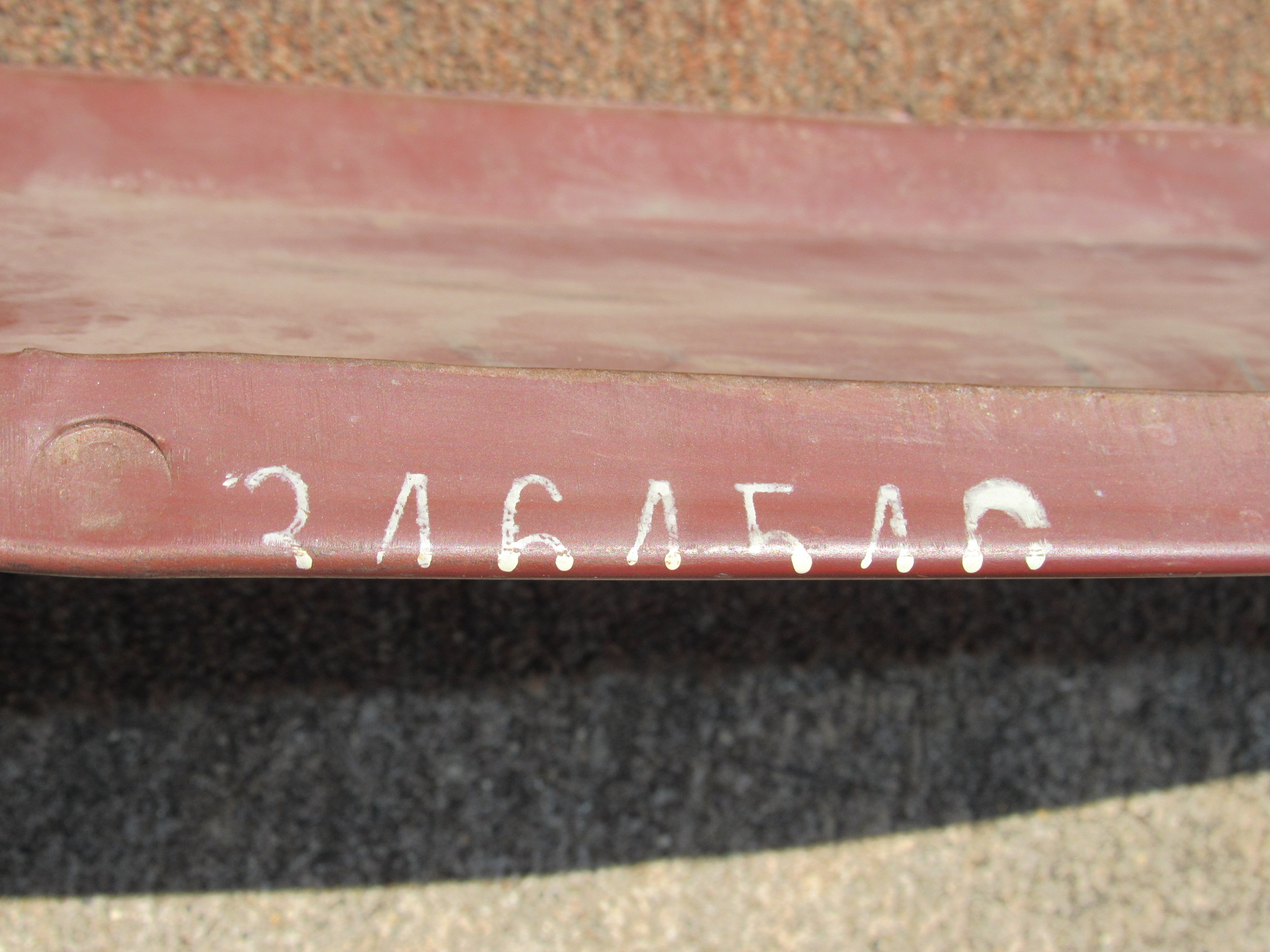 Rear Bumper Face Bar Lower Shield# 3464540 - Plymouth Fury - 1971 - NOS - SHIPS FREE TO LOWER 48 - Image 6