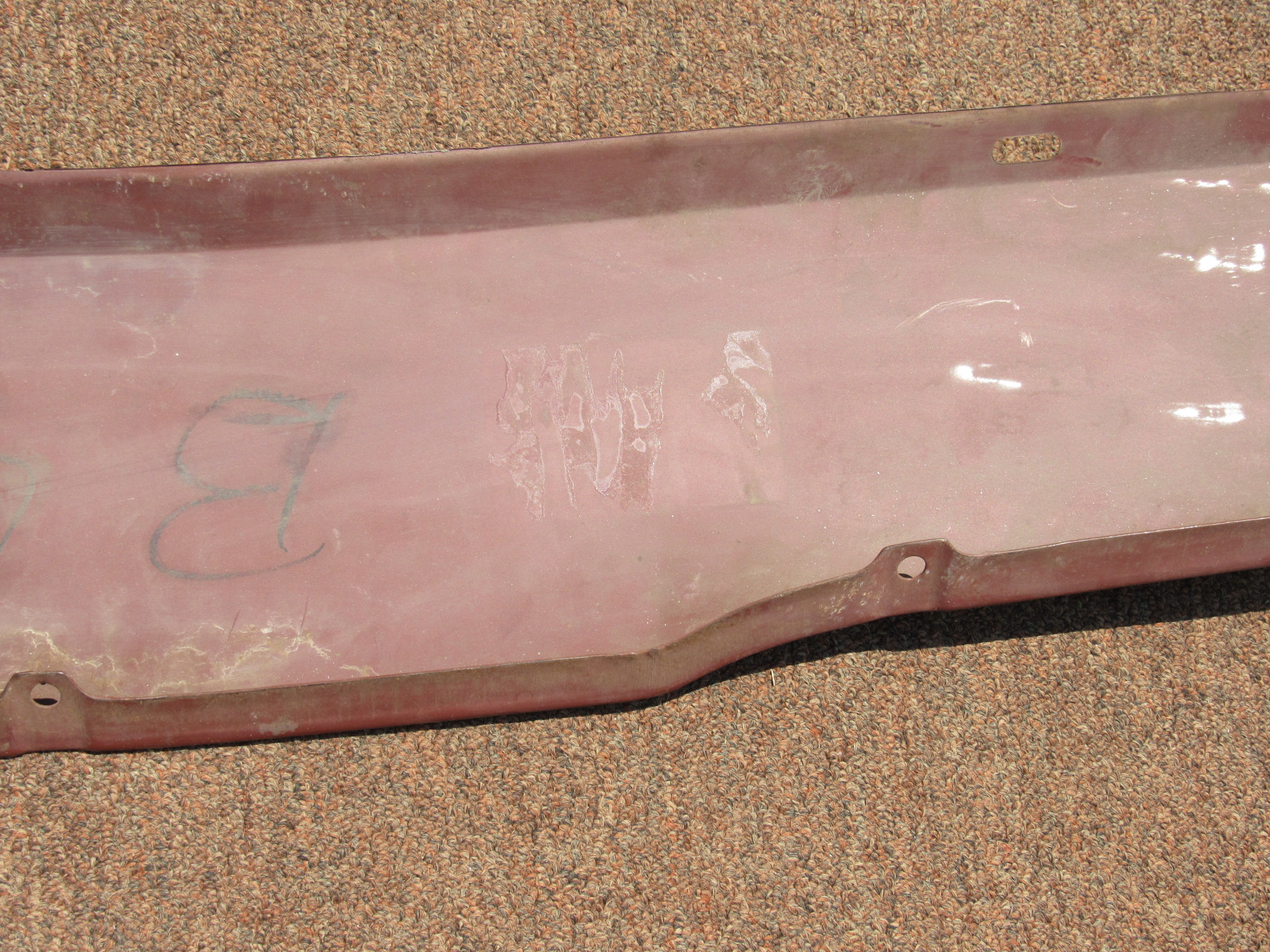 Rear Bumper Face Bar Lower Shield# 3464540 - Plymouth Fury - 1971 - NOS - SHIPS FREE TO LOWER 48 - Image 3
