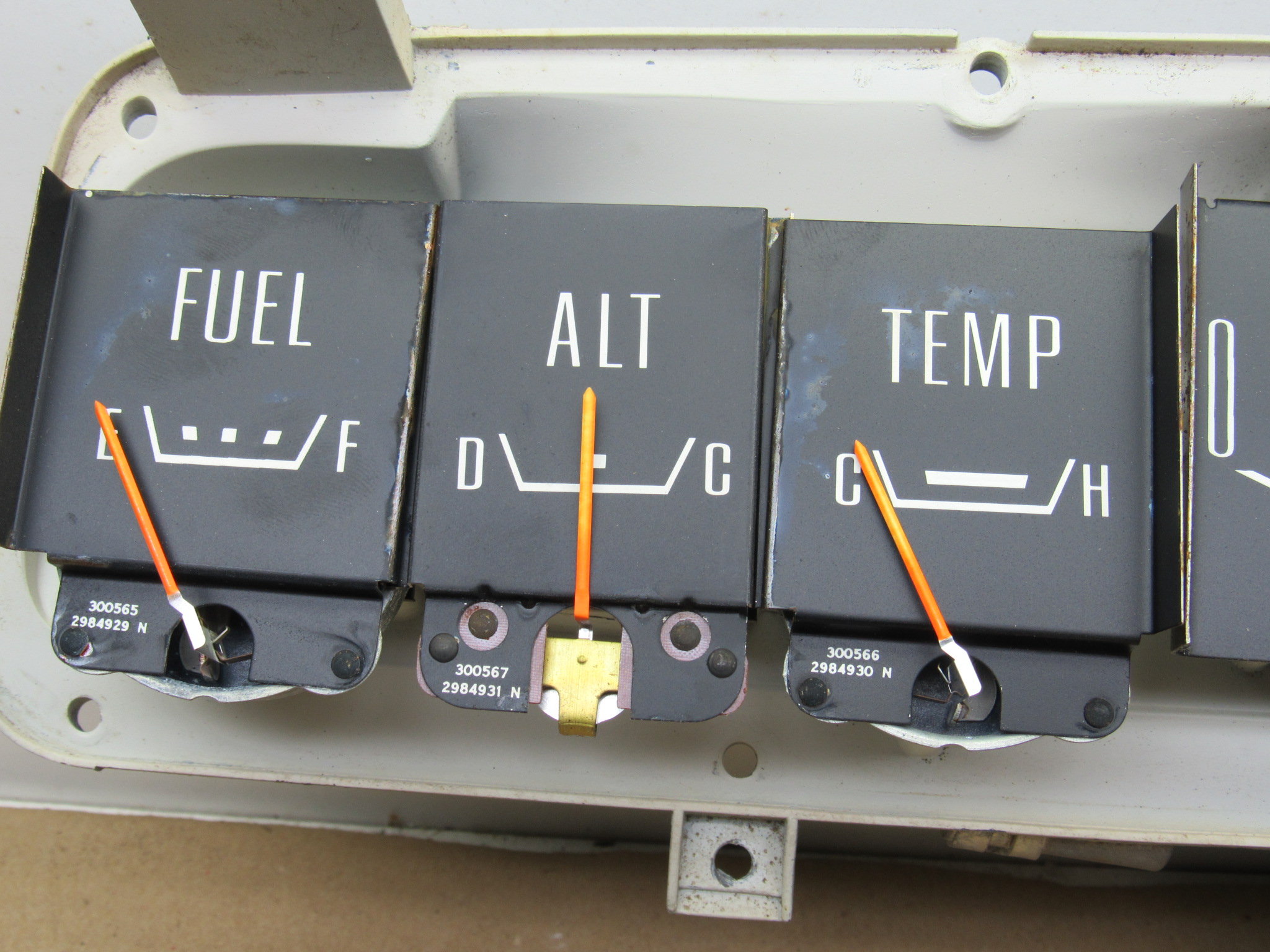 Instrument Gauge Cluster Pkg# 2984943 - C - Body - Dodge - 1970 - USED - SHIPS FREE TO LOWER 48 - Image 2