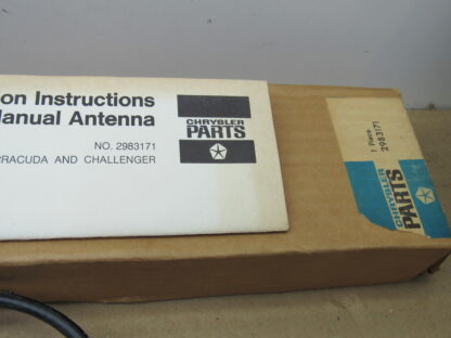 Radio Antenna Pkg# 2983171 - Manual - 60" - E - Body - 1970-73 - NOS - SHIPS FREE TO LOWER 48 - Image 2