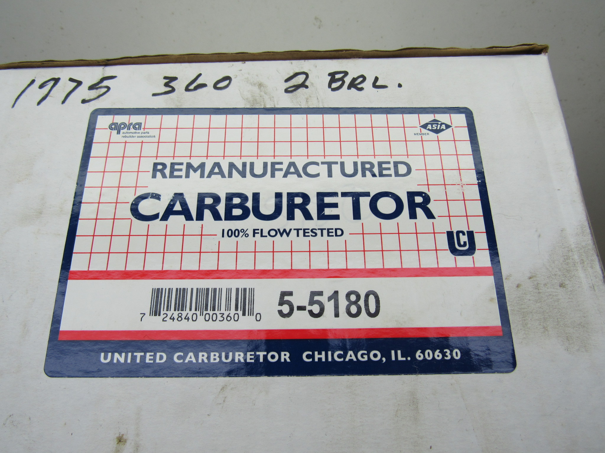 Carburetor - Holley# R 8266 A / 4027772 - 2 Barrel - Dodge - Plymouth - Chrysler - 360-400 - V8 - 1977 - USED - SHIPS FREE TO LOWER 48 - Image 2