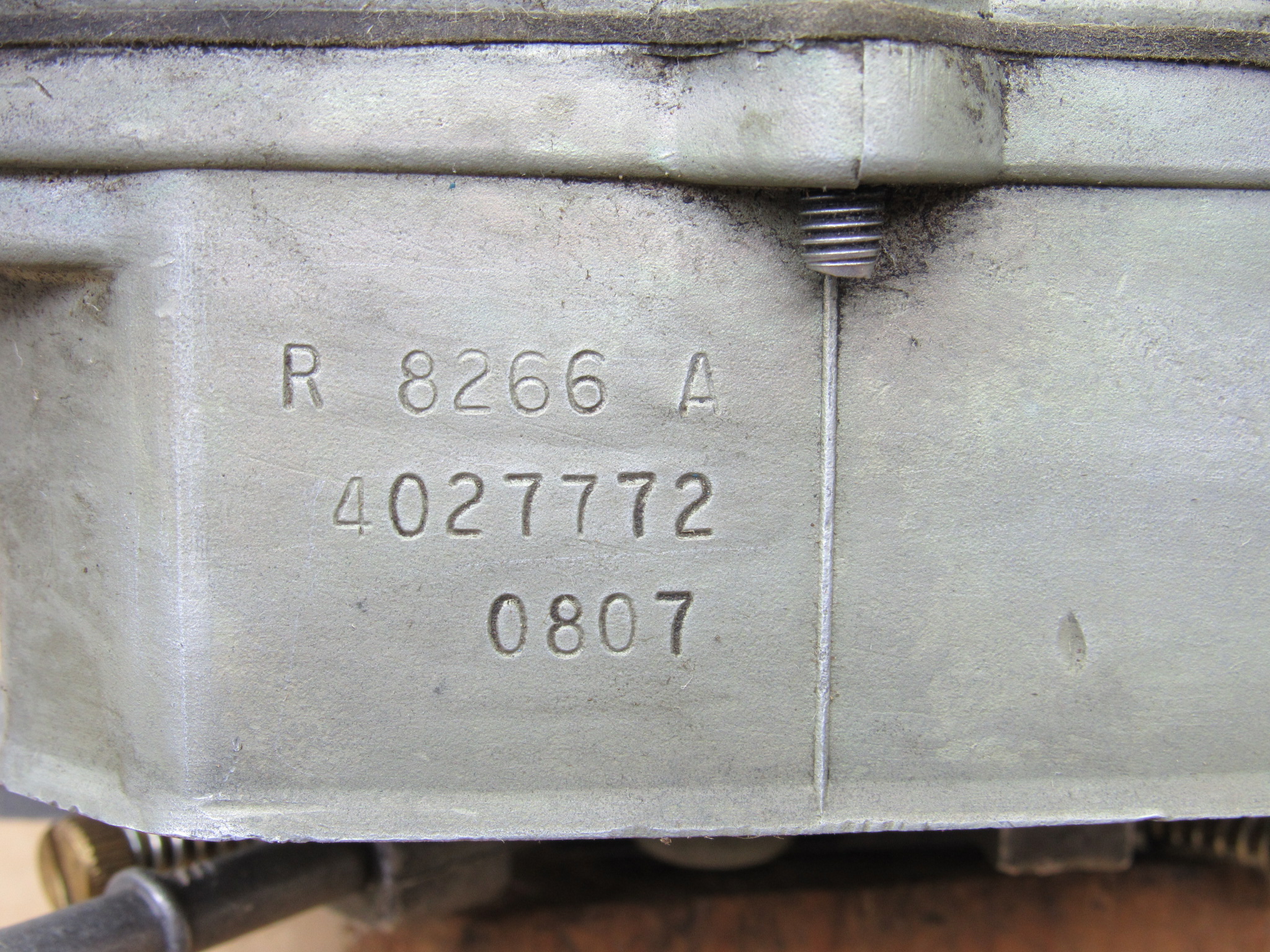 Carburetor - Holley# R 8266 A / 4027772 - 2 Barrel - Dodge - Plymouth - Chrysler - 360-400 - V8 - 1977 - USED - SHIPS FREE TO LOWER 48 - Image 9