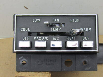 A/C and Heater Control# 3502444 - E - Body - W/Rallye - 1972-74 - ORIGINAL/RESTORED - SHIPS FREE TO LOWER 48 - Image 5