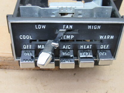 A/C and Heater Control# 3502444 - E - Body - W/Rallye - 1972-74 - ORIGINAL/RESTORED - SHIPS FREE TO LOWER 48 - Image 4