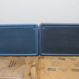 Rear Compartment Speaker Grille# P490CB5 / P490FC5 - Blue - Pair - S - Body - 1986-90 - NOS - SHIPS FREE TO LOWER 48