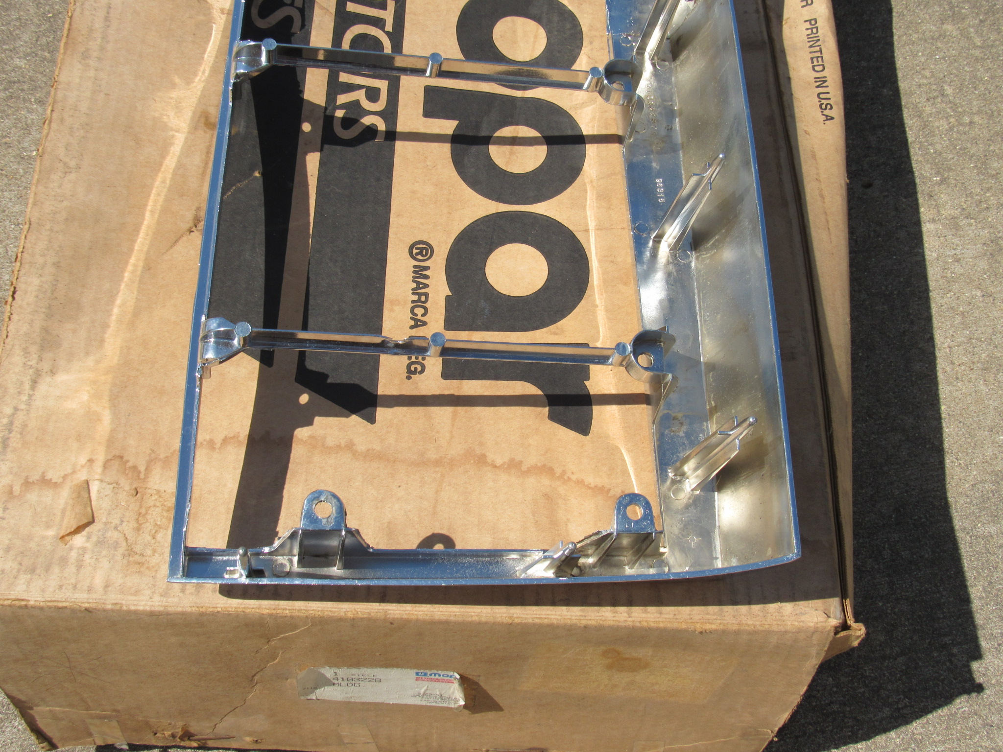 Radiator Grille Headlamp Mounting Panel# 4103228 - Chrysler Cordoba - 1981-83 - NOS - SHIPS FREE TO LOWER 48 - Image 6