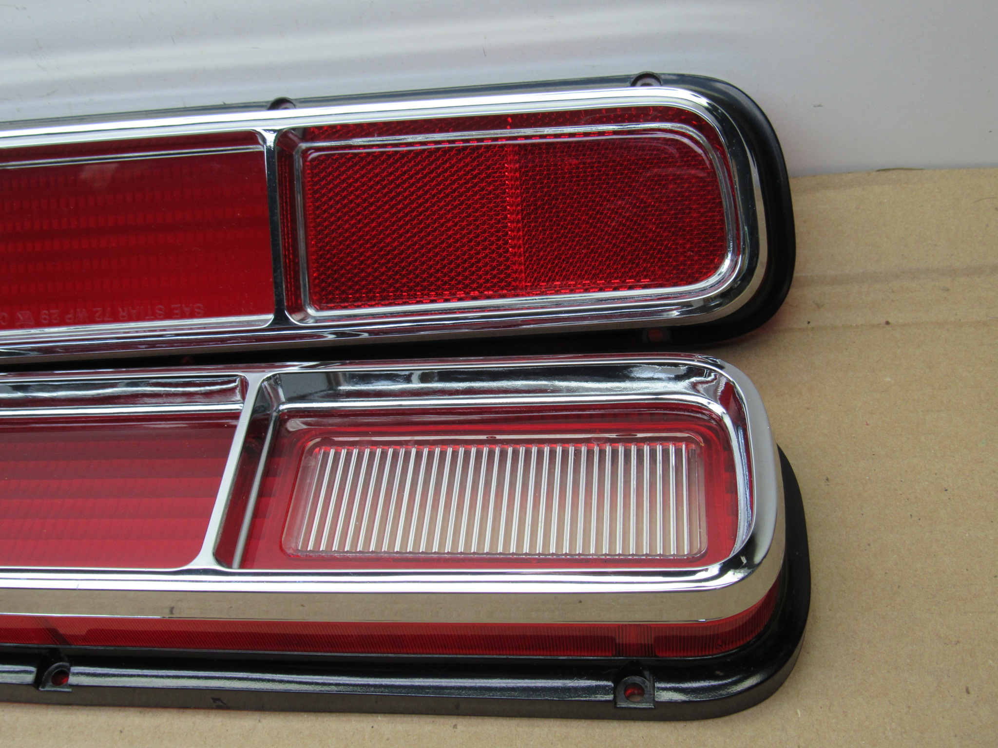 Tail Lamp Lens and Gasket Pkg# 3620798 / 3620799 - Pair - Dodge Charger SE - 1972 - NOS - SHIPS FREE TO LOWER 48 - Image 17