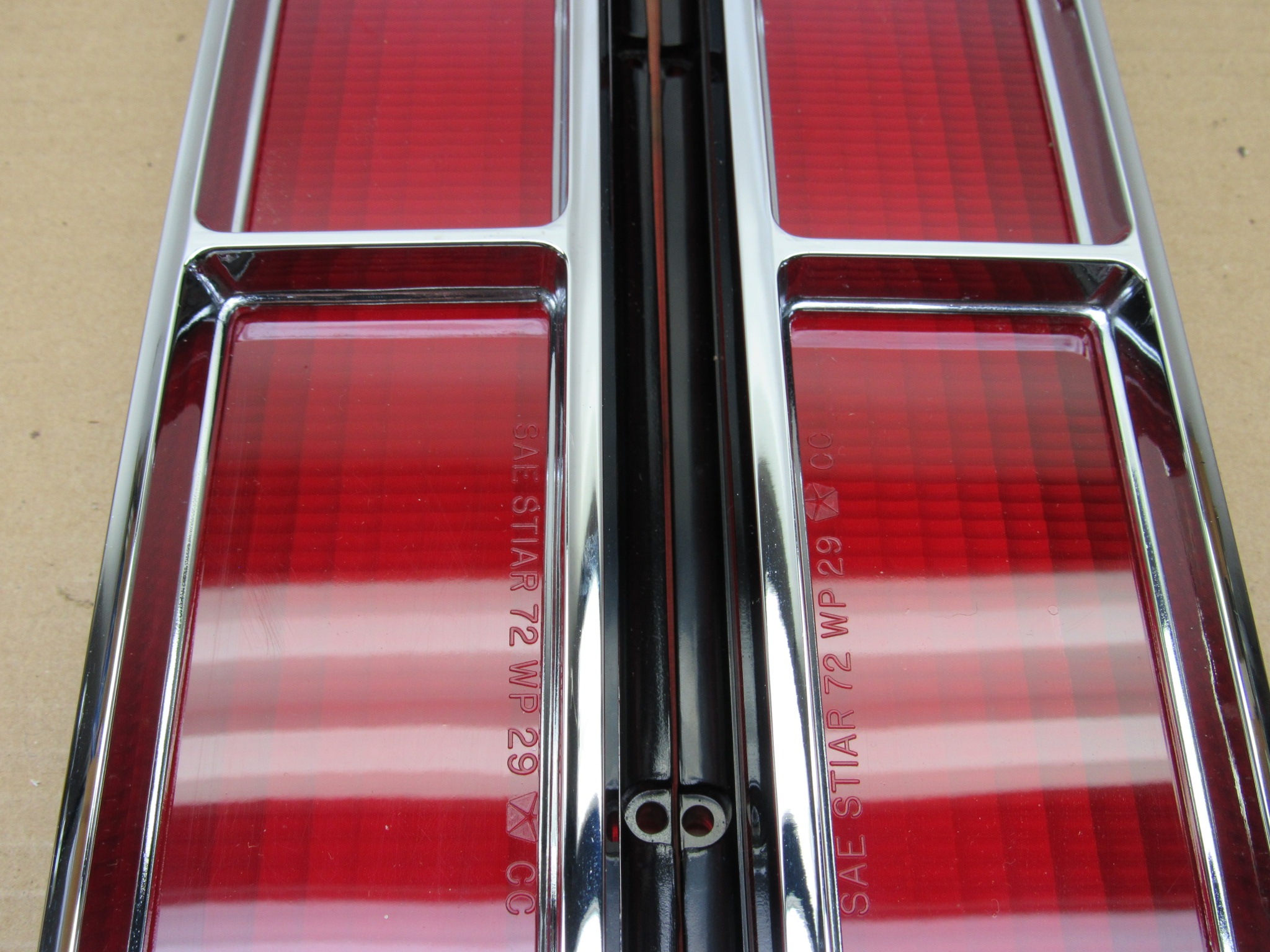 Tail Lamp Lens and Gasket Pkg# 3620798 / 3620799 - Pair - Dodge Charger SE - 1972 - NOS - SHIPS FREE TO LOWER 48 - Image 12